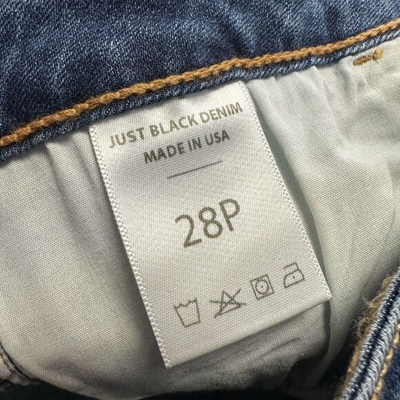 New Stitch Fix Just Black Ariana Distressed Bootcut Jean Medium Wash Size 28 Pet - Picture 8 of 9